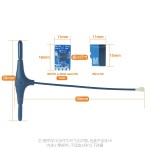 Original BAYCK 2.4GHz Nano TCXO With T Type Antenna Wifi Upgrade Support for RC Traversing Drones Parts